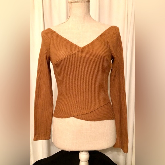 WINDSOR Women’s (Long Sleeve) Blouse In Light Brown Size Medium - Picture 2 of 11